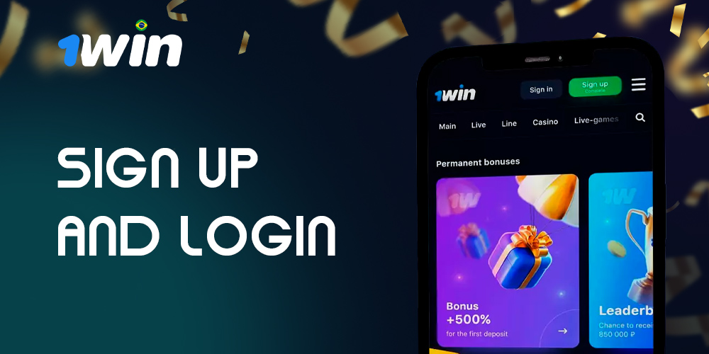 Como registrar uma nova conta na 1Win e efetuar login