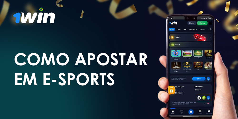 Guia passo a passo para realizar apostas em e-sports na 1Win