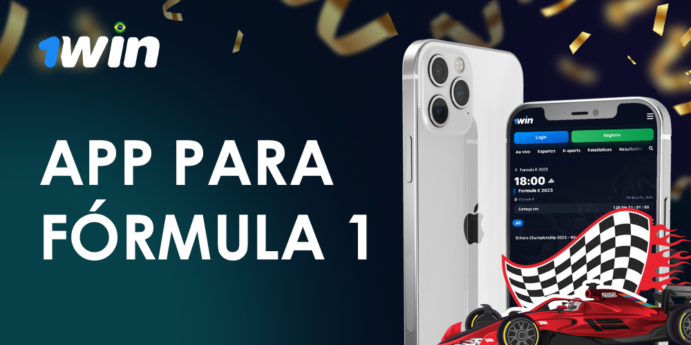 Baixe e instale o aplicativo de apostas 1Win para a Fórmula 1.