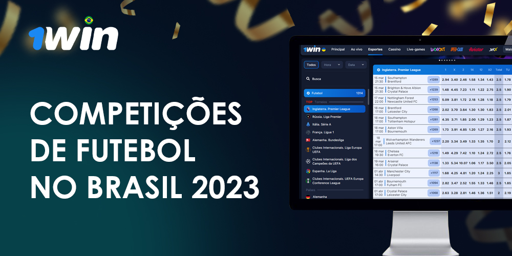 Eventos de futebol que estarão em breve disponíveis para apostas na 1Win