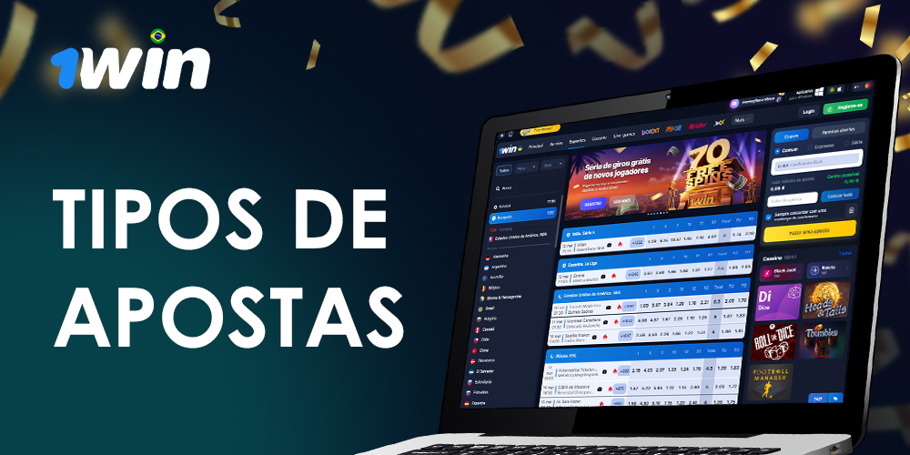 Quais tipos de apostas estão disponíveis para os usuários da 1Win no Brasil?